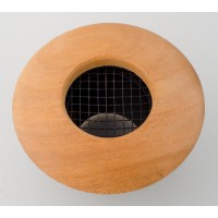 Round Supply Outlet, 2.5", Mahogany wood