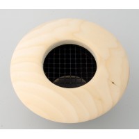 Round Supply Outlet, 2.5", Poplar wood