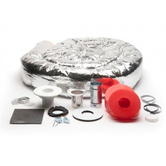 Outlet Kit, 2.5"dia x Round Metal Duct, R6