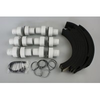Coupling Kit, 2", TFS, R6, White, 6/bx