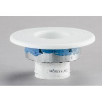 Round Supply Outlet, 2", White, Fire-Rated