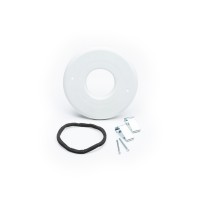 Round Supply Outlet, 2", White, TFS, 6/bx