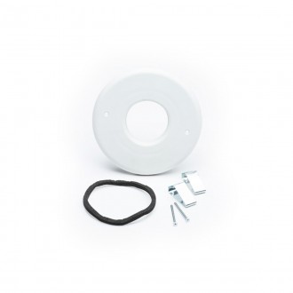 Round Supply Outlet, 2", White, TFS, 6/bx