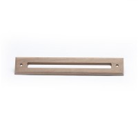 Slotted Outlet Face Plate, Wood, Walnut, UPC-67/68
