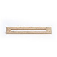 Slotted Outlet Face Plate, Wood, White Oak, UPC-67/68