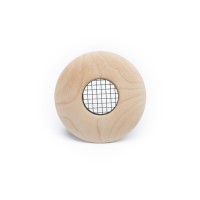 Round Supply Outlet, 2", Cherry wood, TFS, 1/bx