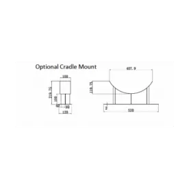 Chiltrix VCT-CR Cradle kit for 19/37 VCT tank