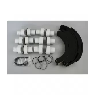 Coupling Kit, 2", TFS, R6, White, 6/bx (UPC-38TCR6-W-6, Unico)