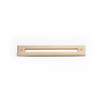 Slotted Outlet Face Plate, Wood, Knotty Pine, UPC-67/68