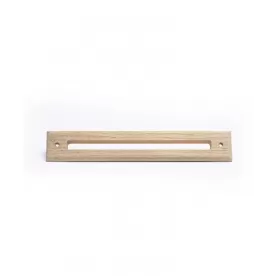 Unico A00297-003-WO Slotted Outlet Face Plate, Wood, White Oak, UPC-67/68