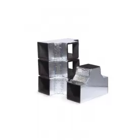 Unico UPC-16V-085S-4 Square Fiberglass Tee, 8.5