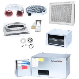 Unico 1.5 Ton Cooling-Only System Bundle for 800 Sq Ft - Standard Motor, Indoor Kit Only